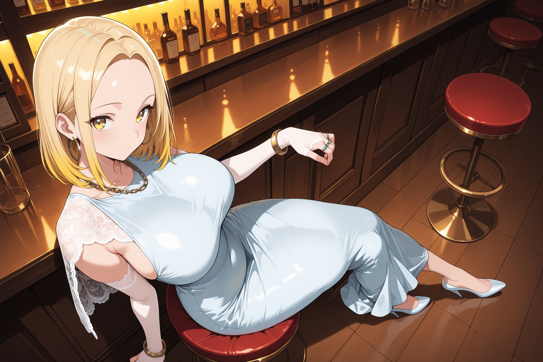 レースのエルボーグローブ | の人気AIイラスト・グラビア