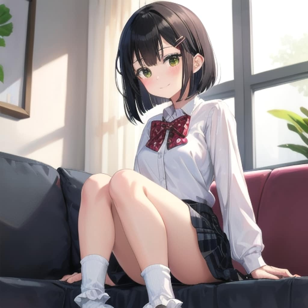 ボブヘアの女の子