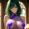 透けるチャイナドレスMika 4枚目