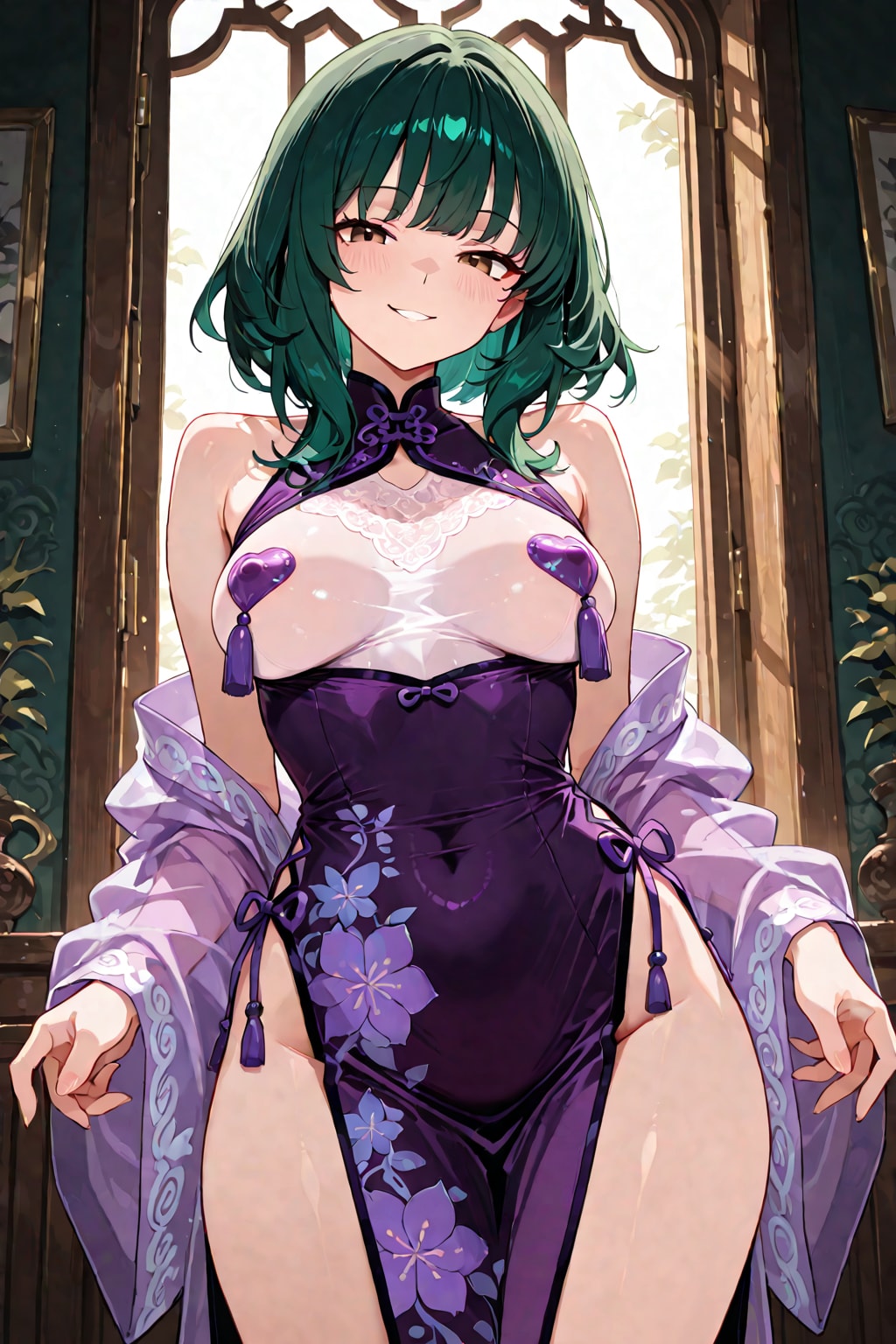 透けるチャイナドレスMika