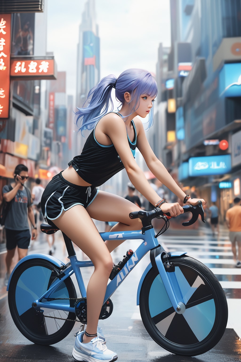 青ぽにちゃん サイクリング_VEGA