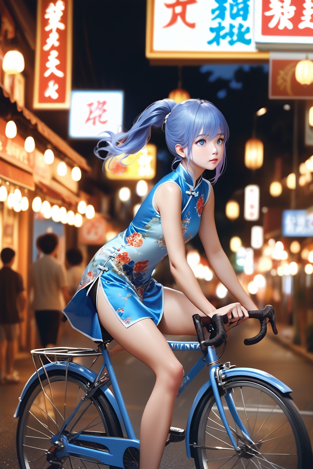 青ぽにちゃん サイクリング_VEGA