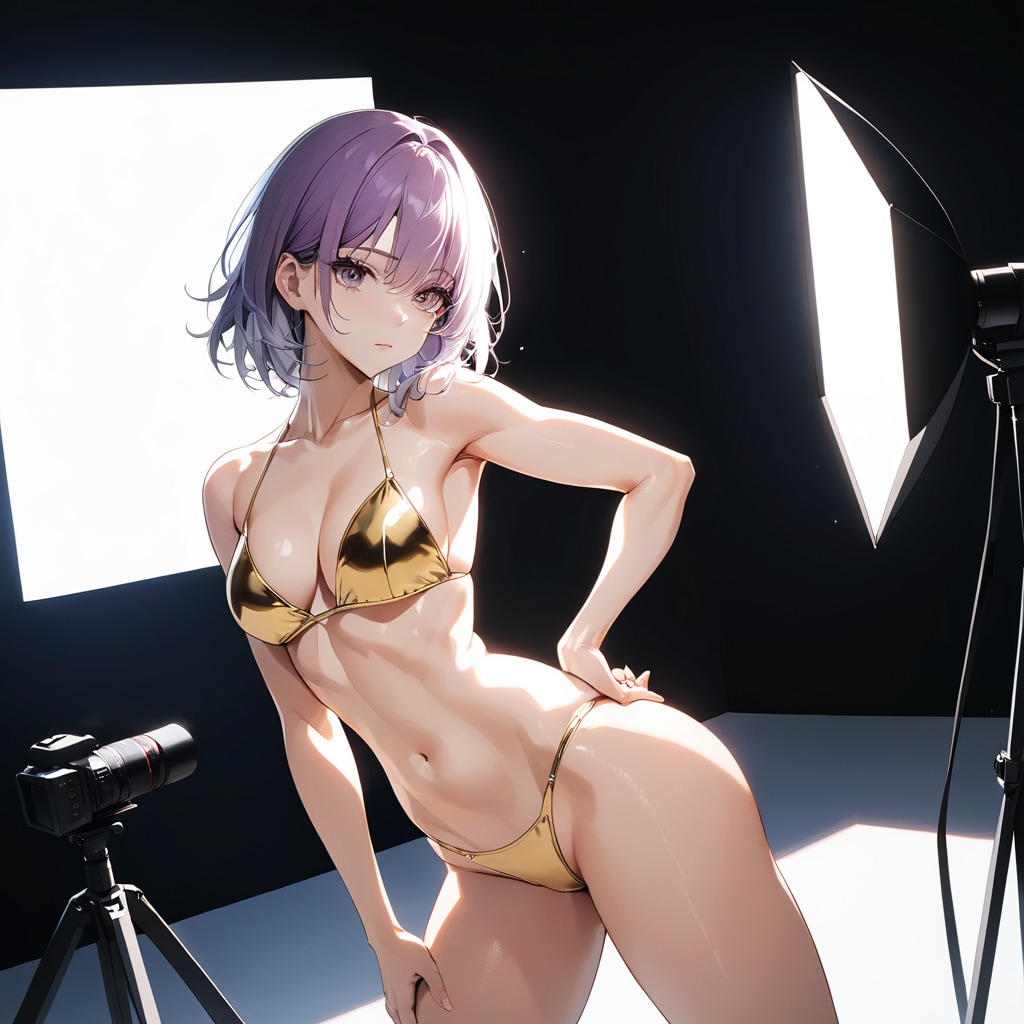 スタジオの静寂