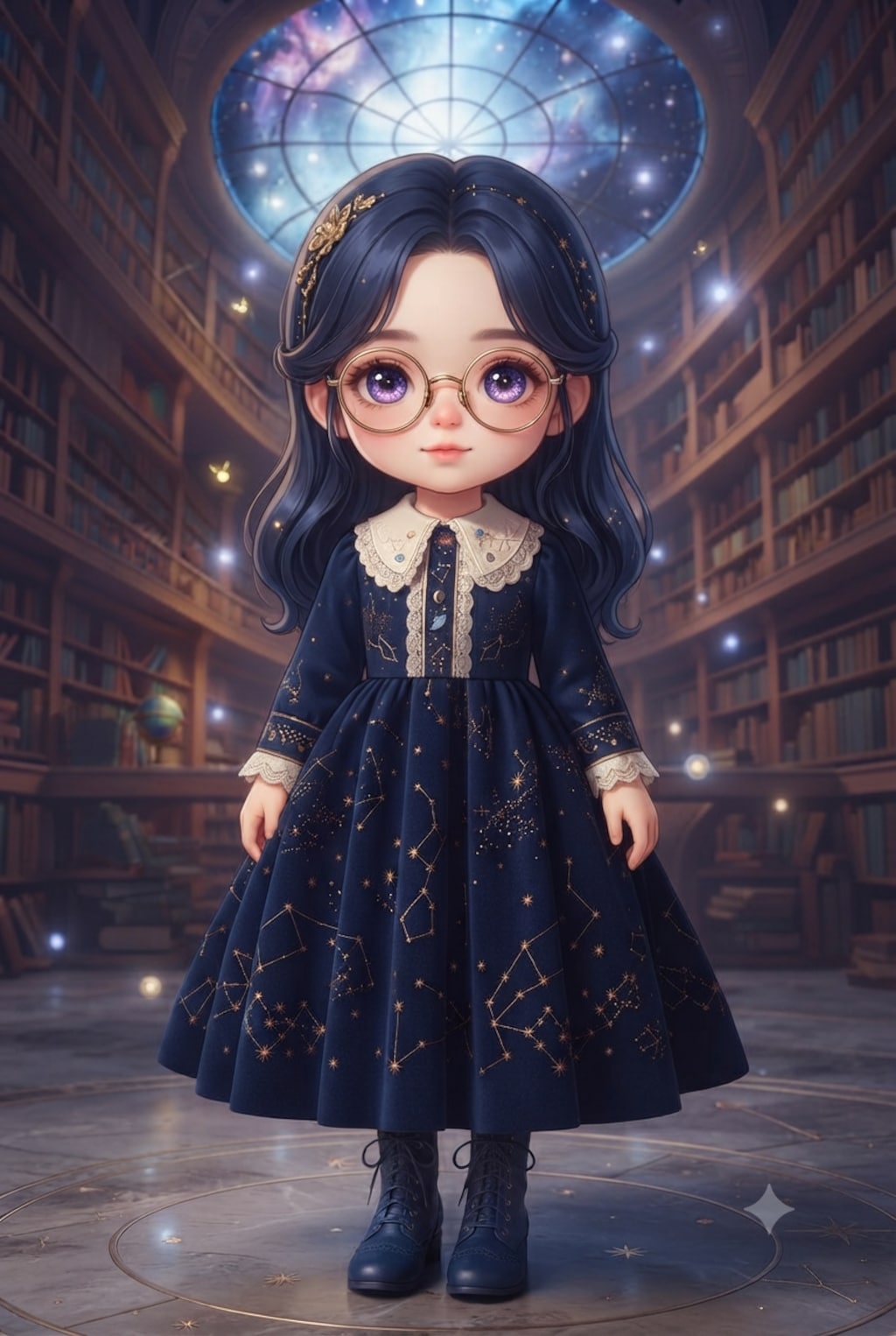 今日のクラロリ衣装～天体観測の図書館司書～
