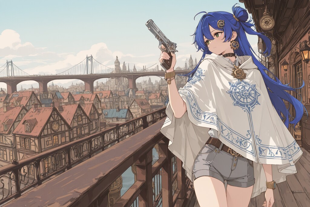 銃を持つ少女