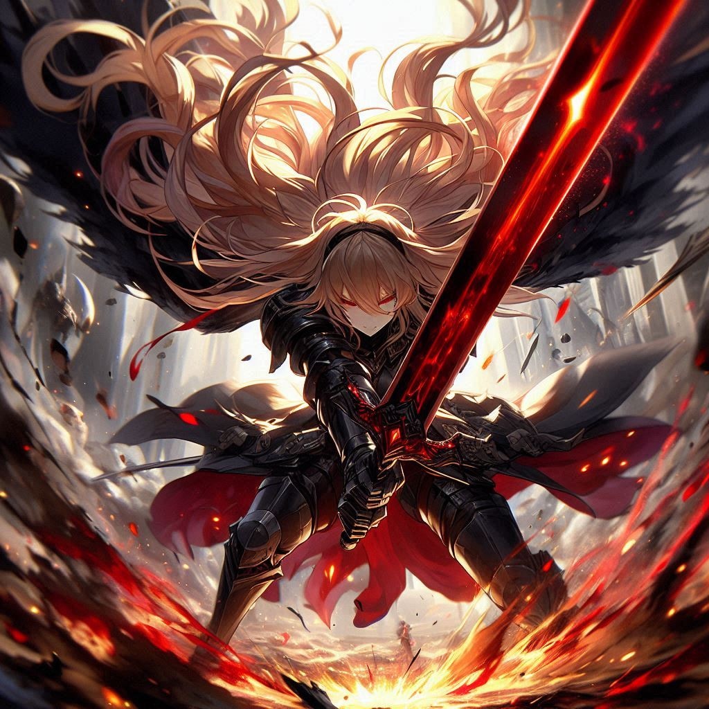 ブロンドの女騎士さん863