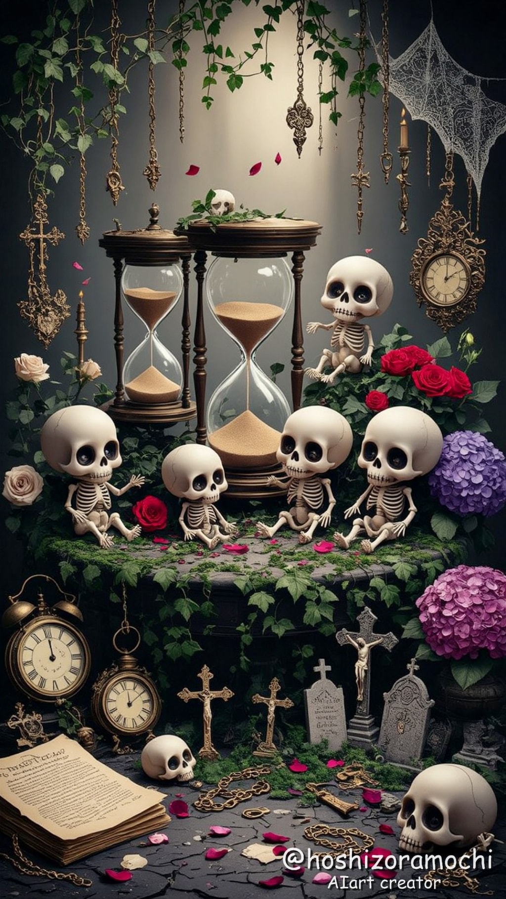 美しき終焉、永遠を刻む骸骨庭園💀