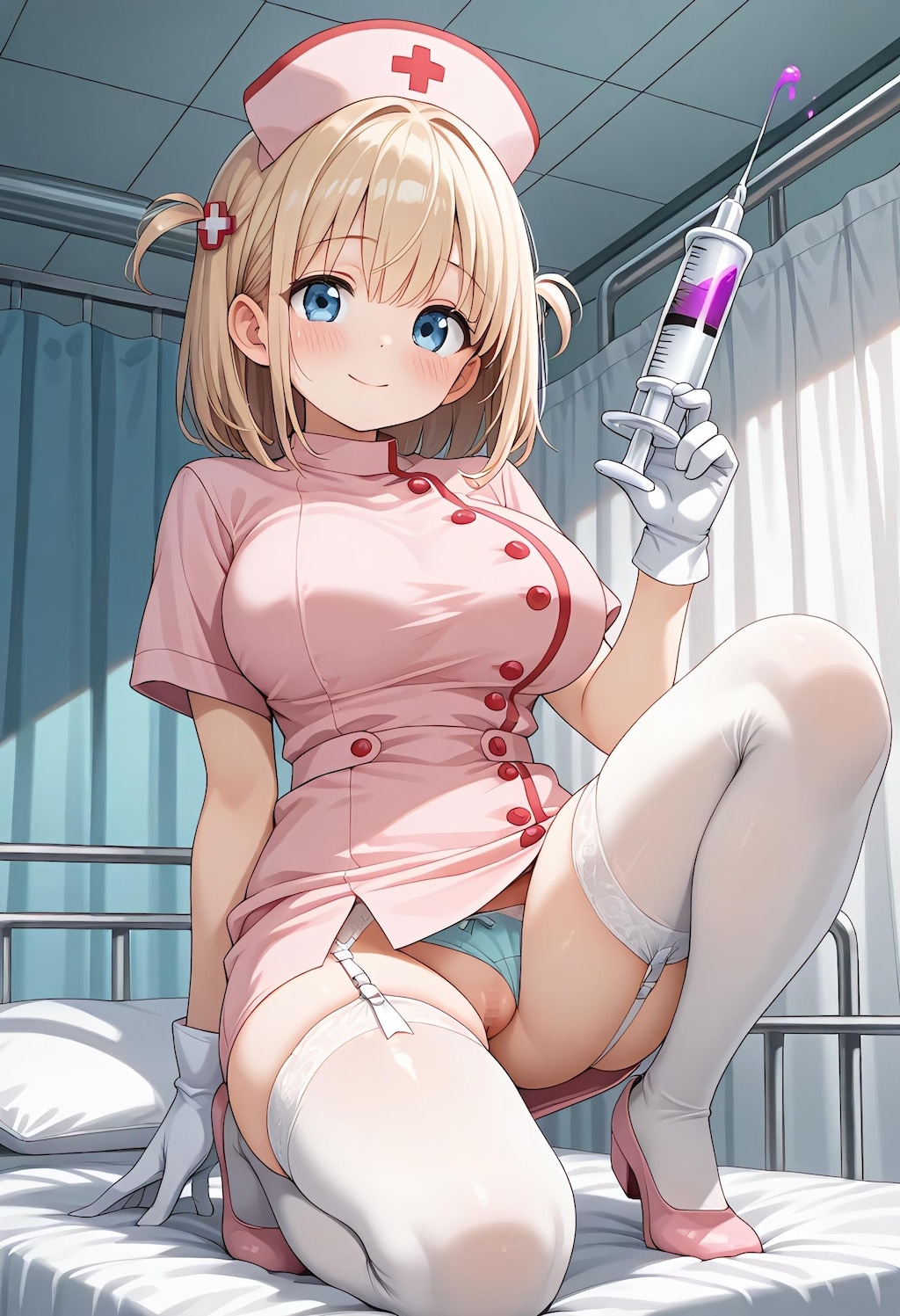 これ我慢出来たら君もお注射していいからね❤️