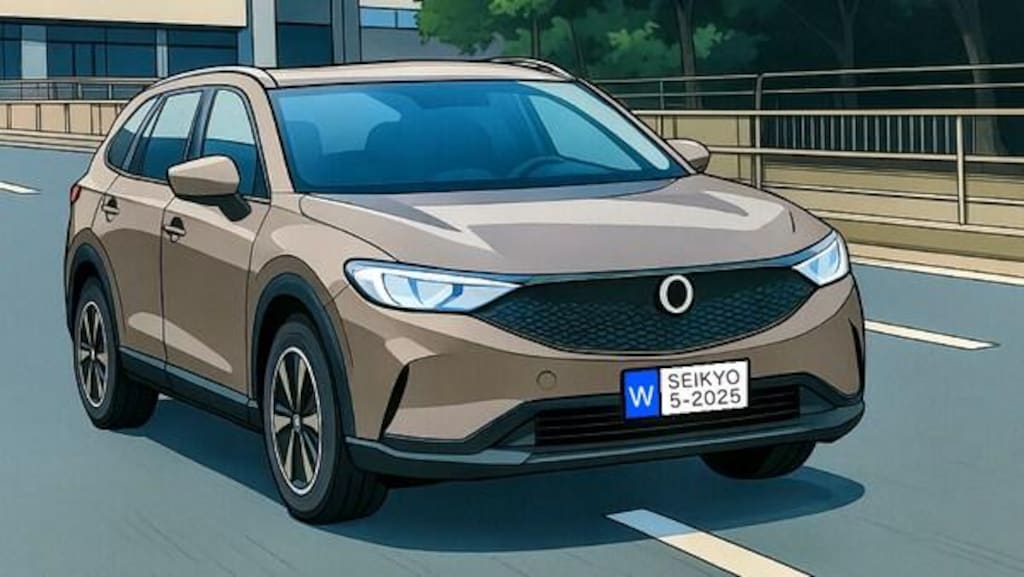 街を走る自動車