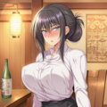 厳しい女上司さんとサシ呑みです。 3枚目