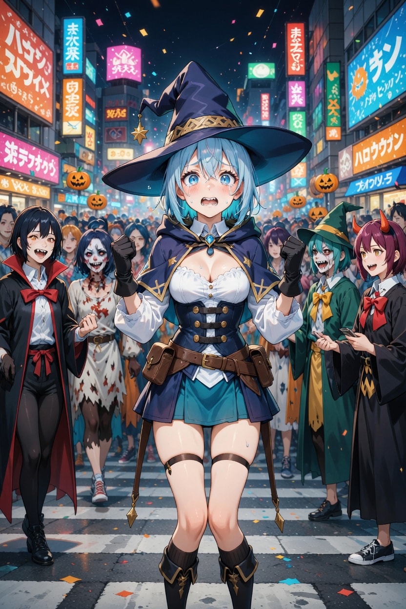 え、ここどこ？モンスターに囲まれてる！ | の人気AIイラスト・グラビア