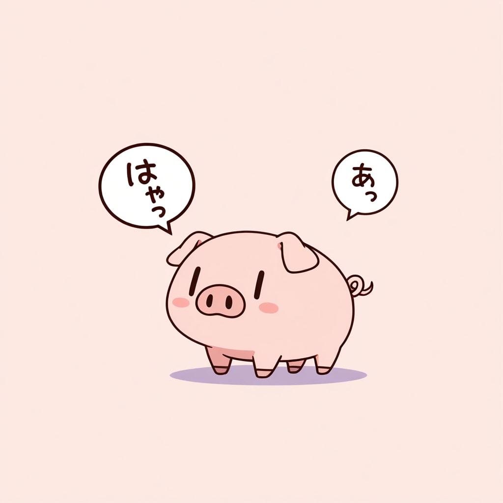 喋るブタ🐷