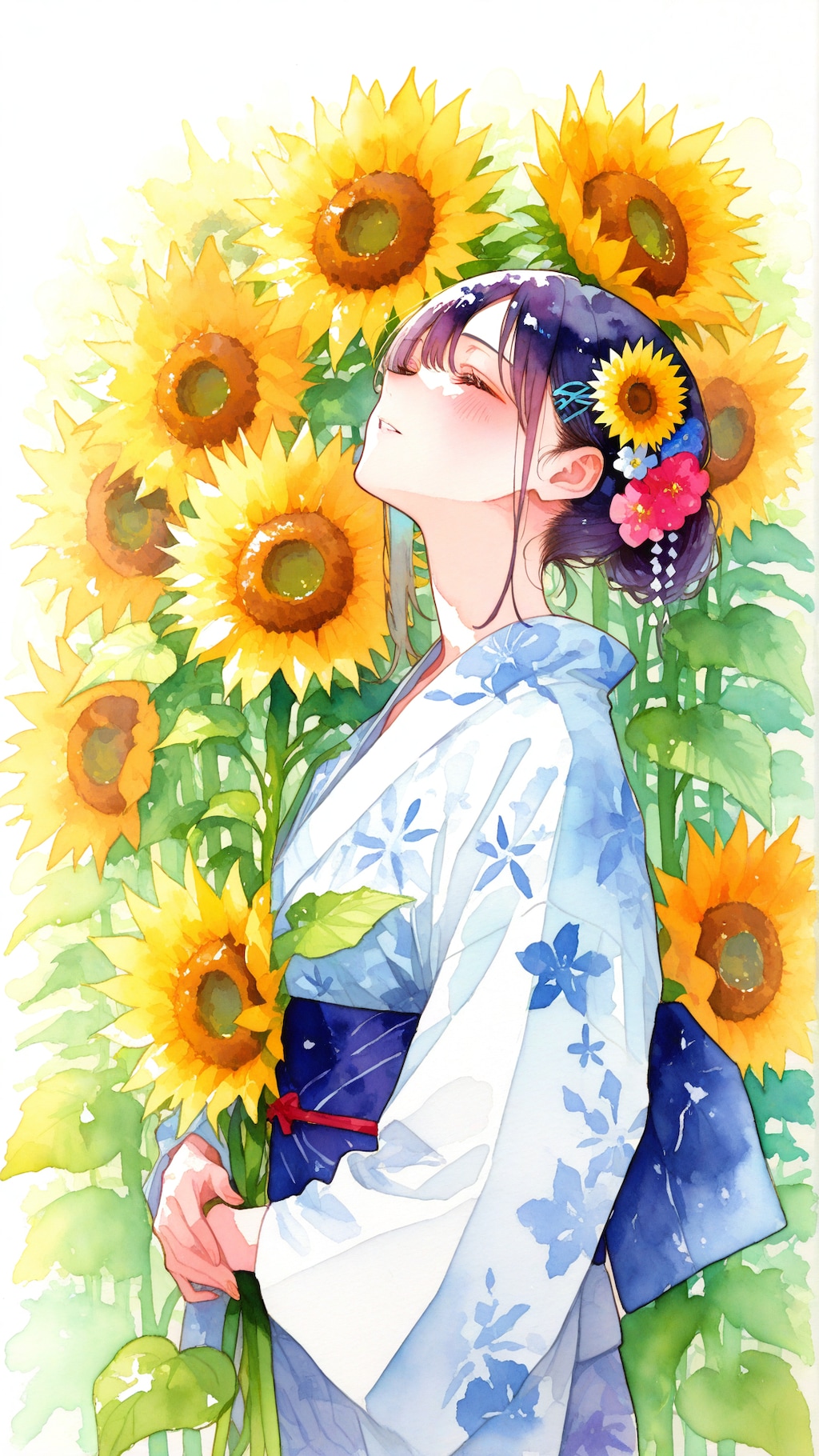 向日葵が咲いていたなぁ