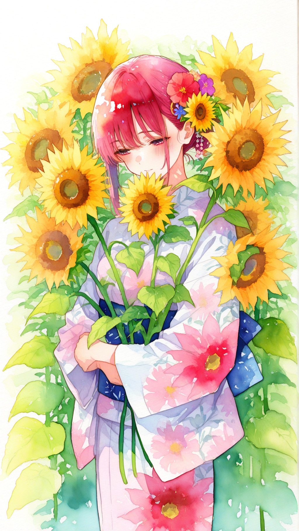 向日葵が咲いていたなぁ