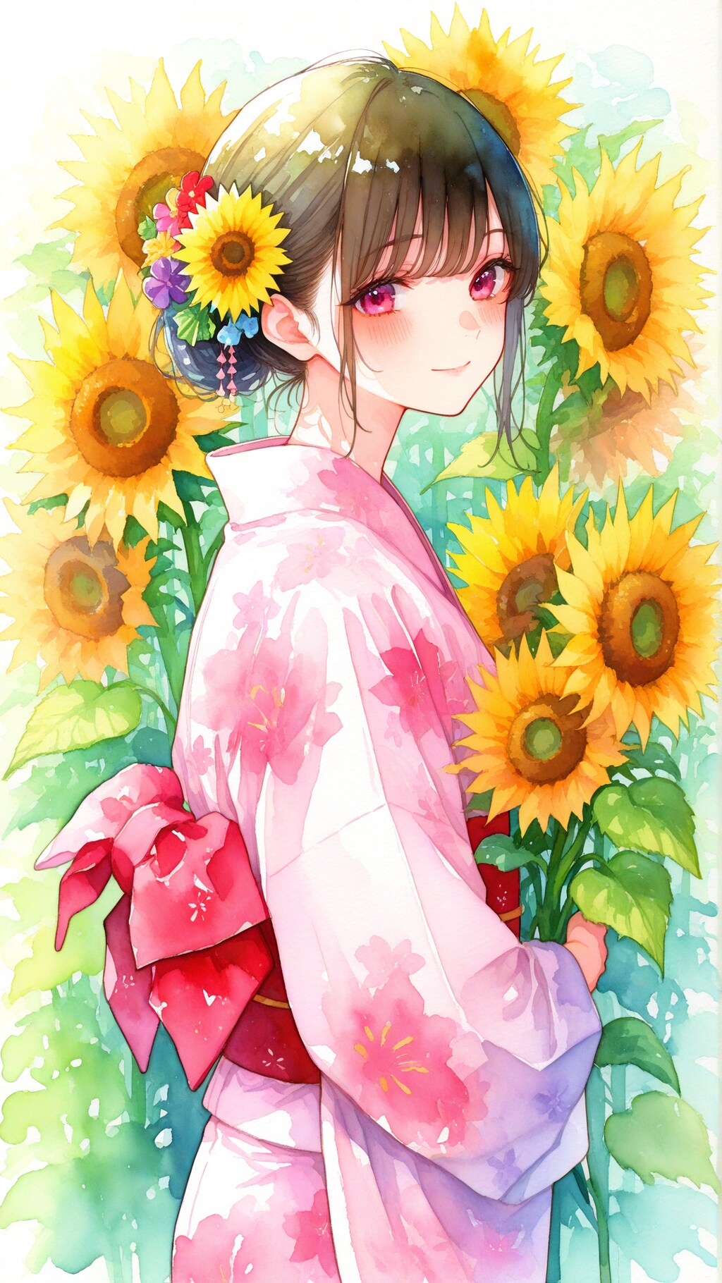 向日葵が咲いていたなぁ