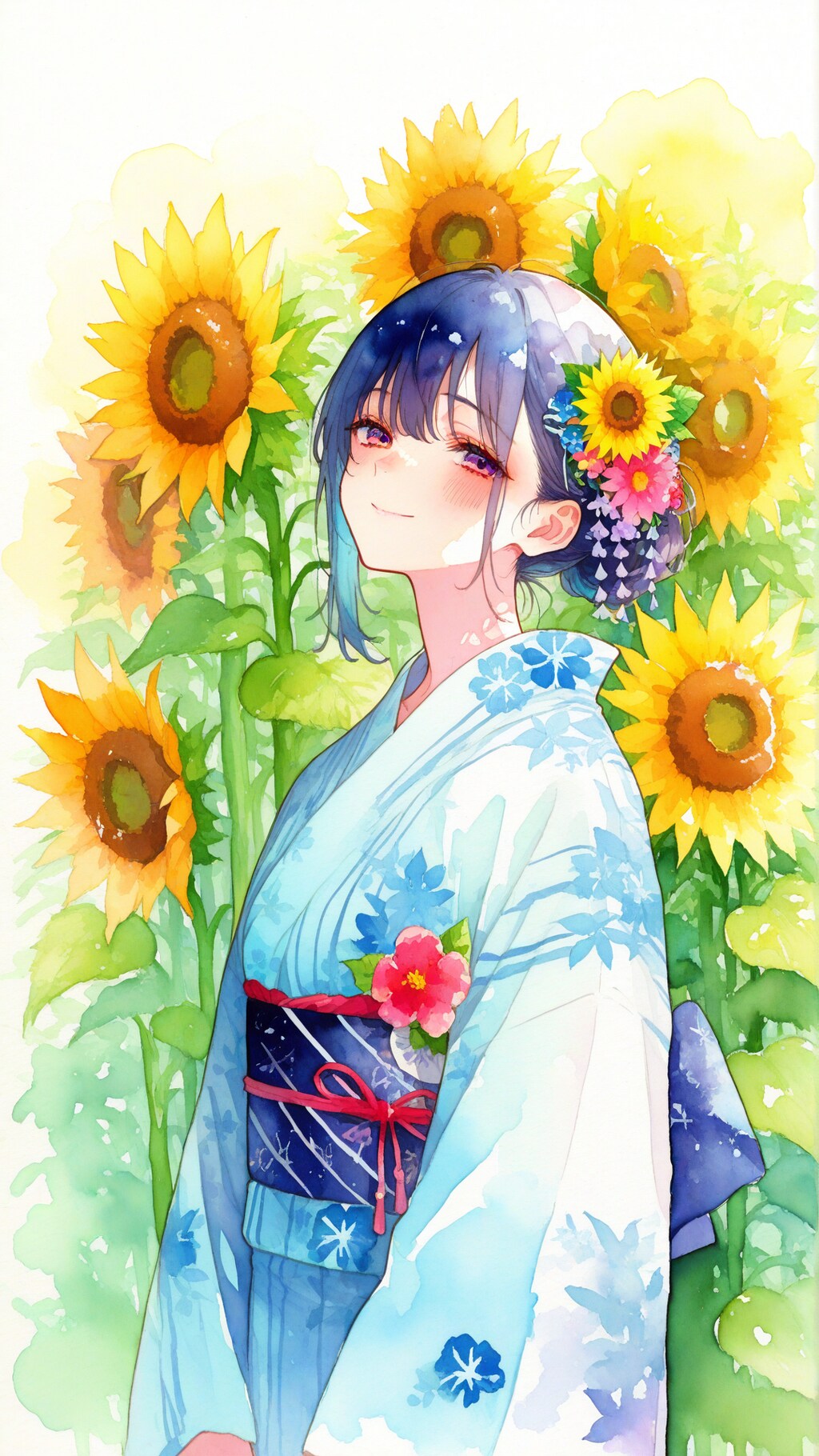 向日葵が咲いていたなぁ