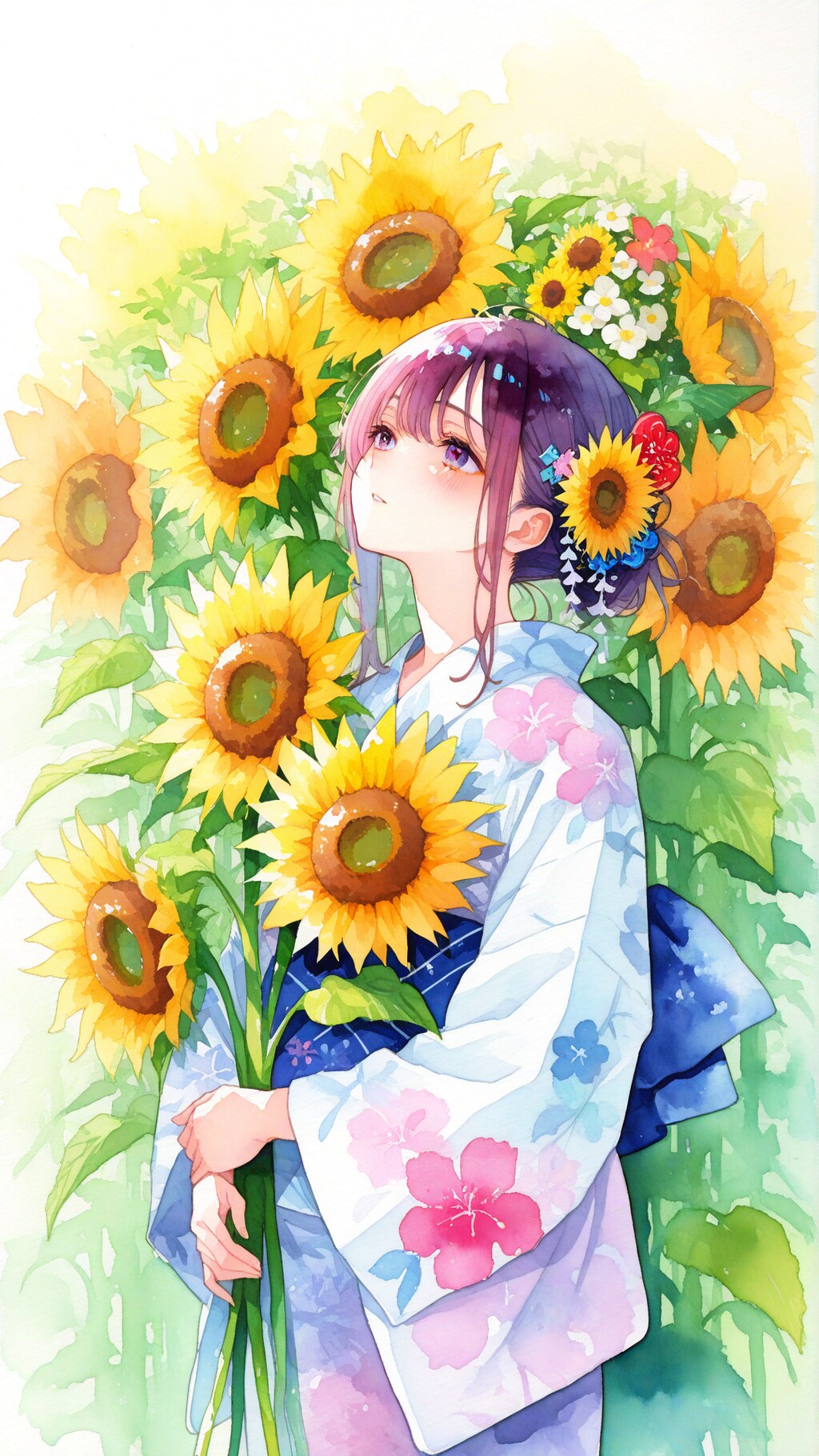 向日葵が咲いていたなぁ