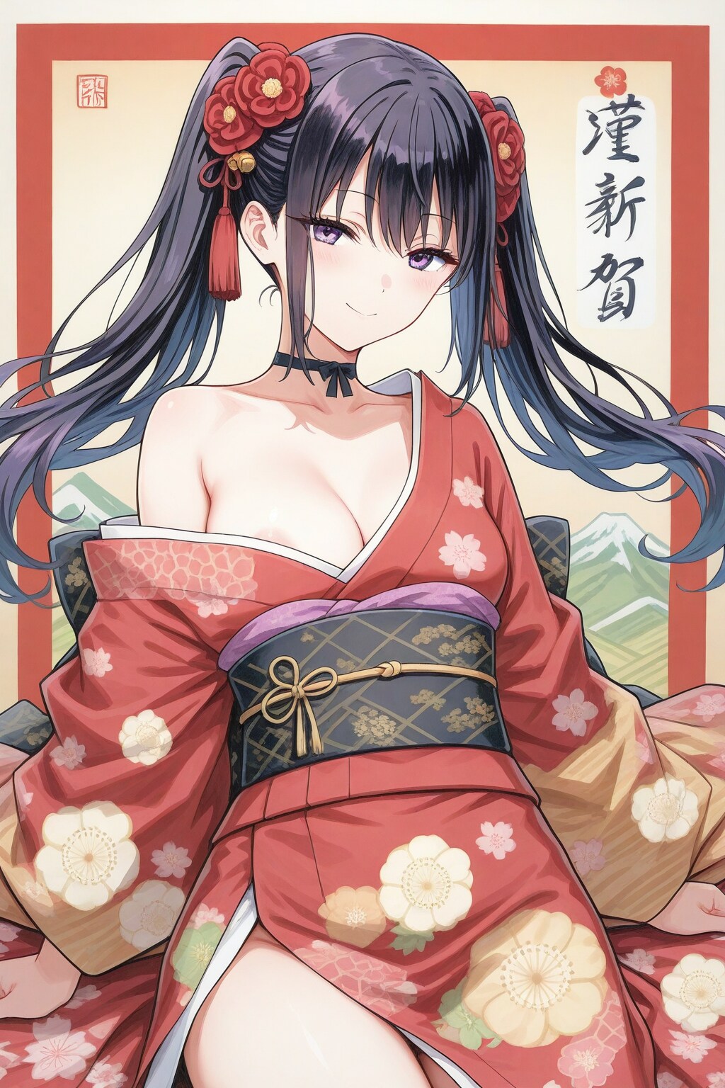 black twintail