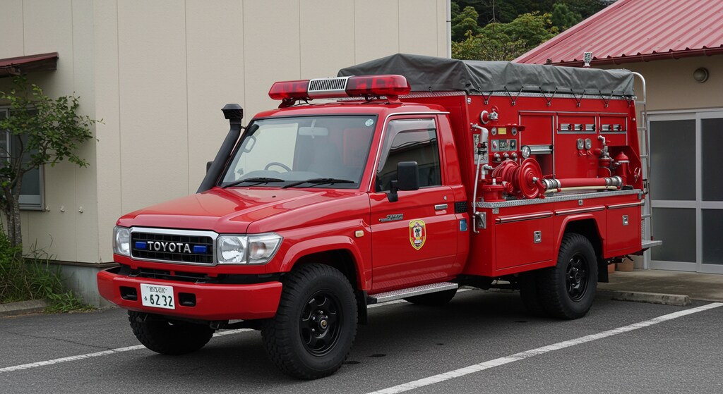トヨタランドクルーザー消防車