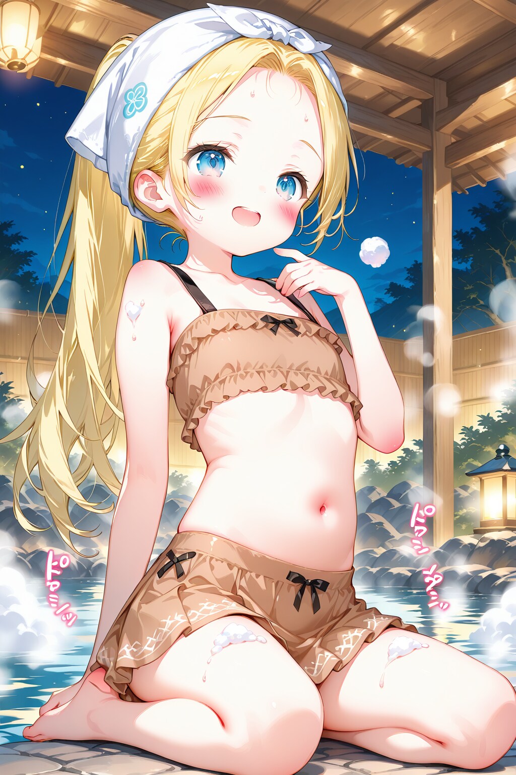 Varme kildekostumer er sjove（湯あみ着って面白い）
