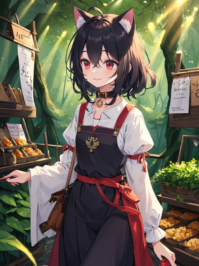 森の中の露店