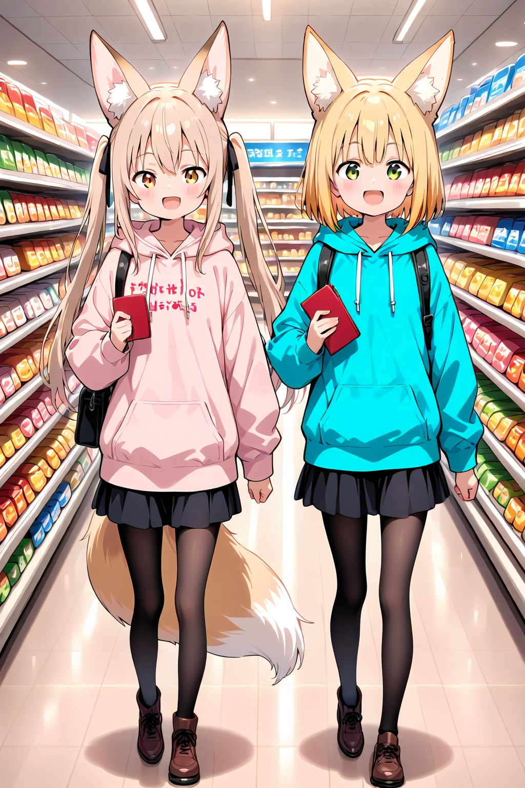 スーパーでお買い物