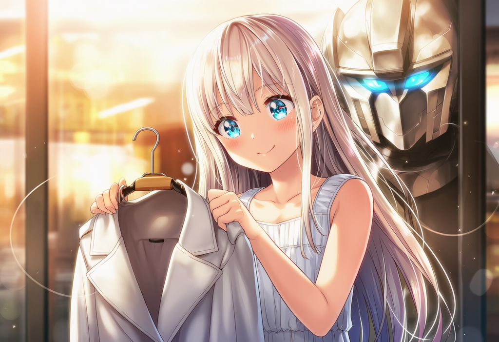 遺跡の守護者と少女の買い物