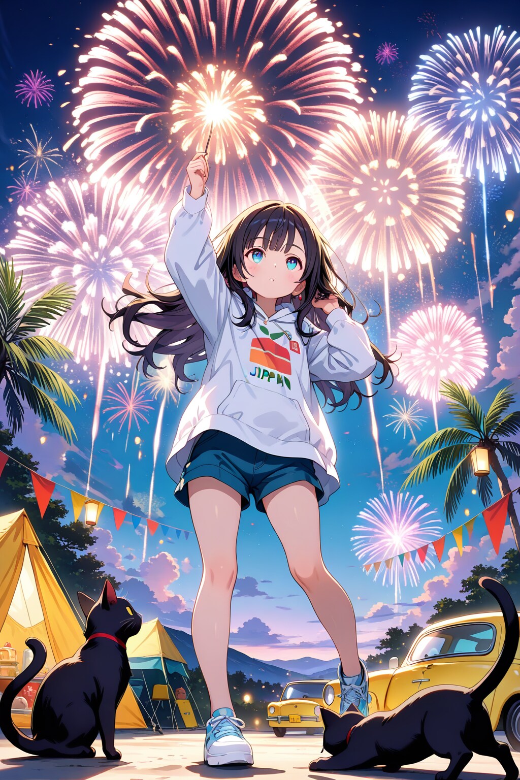 夏の思い出　花火 | の人気AIイラスト・グラビア