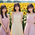 ひまわり畑（３人） No.3 6枚目