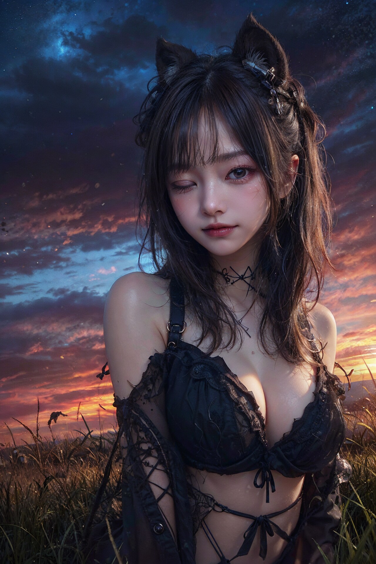 cloud starry sky