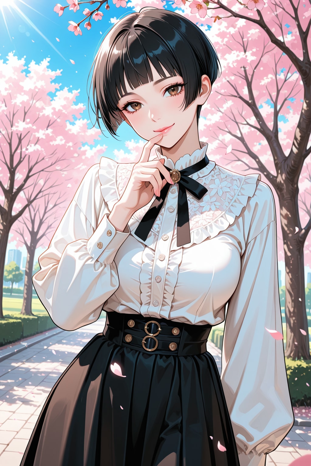 女の子と桜 2026　その６