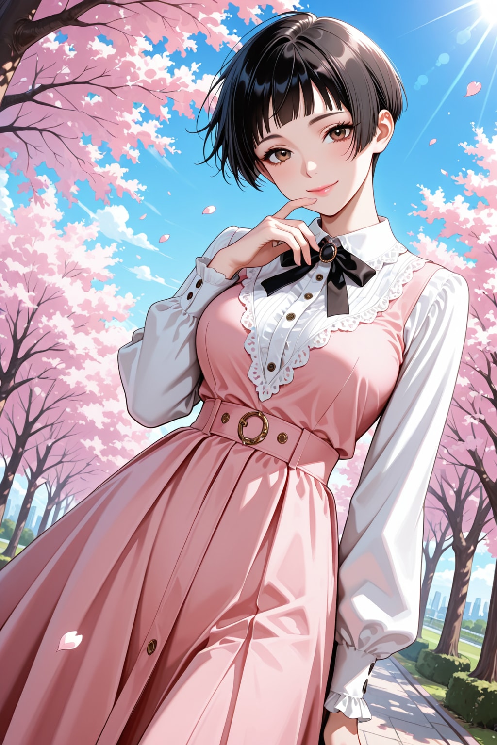 女の子と桜 2026　その６