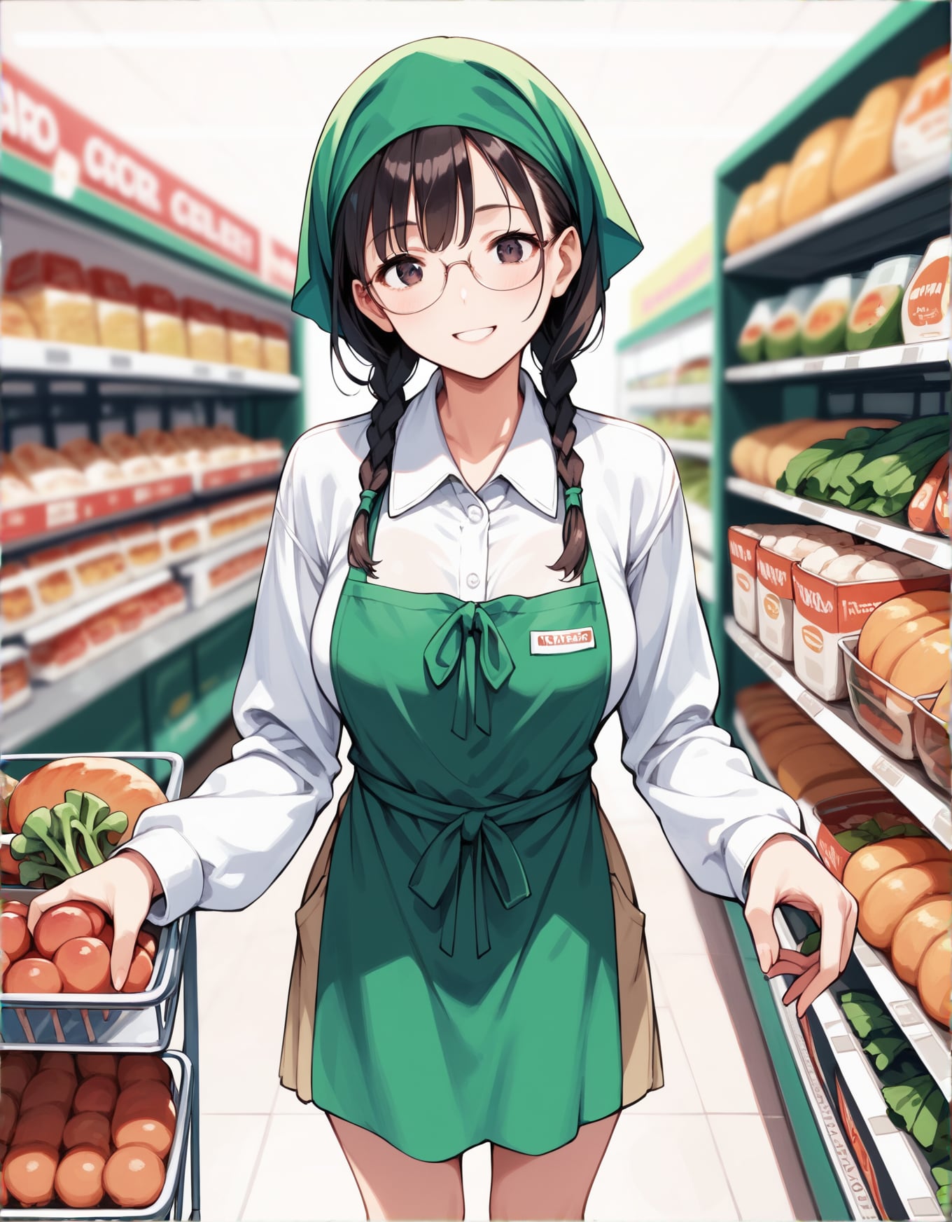 バイト頑張り中！ | の人気AIイラスト・グラビア