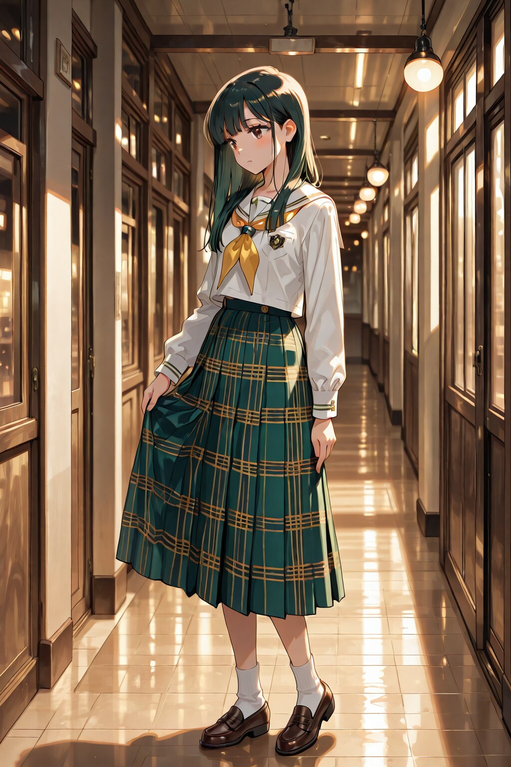 利奈さんに私立清華女子高校の制服を着せてみた