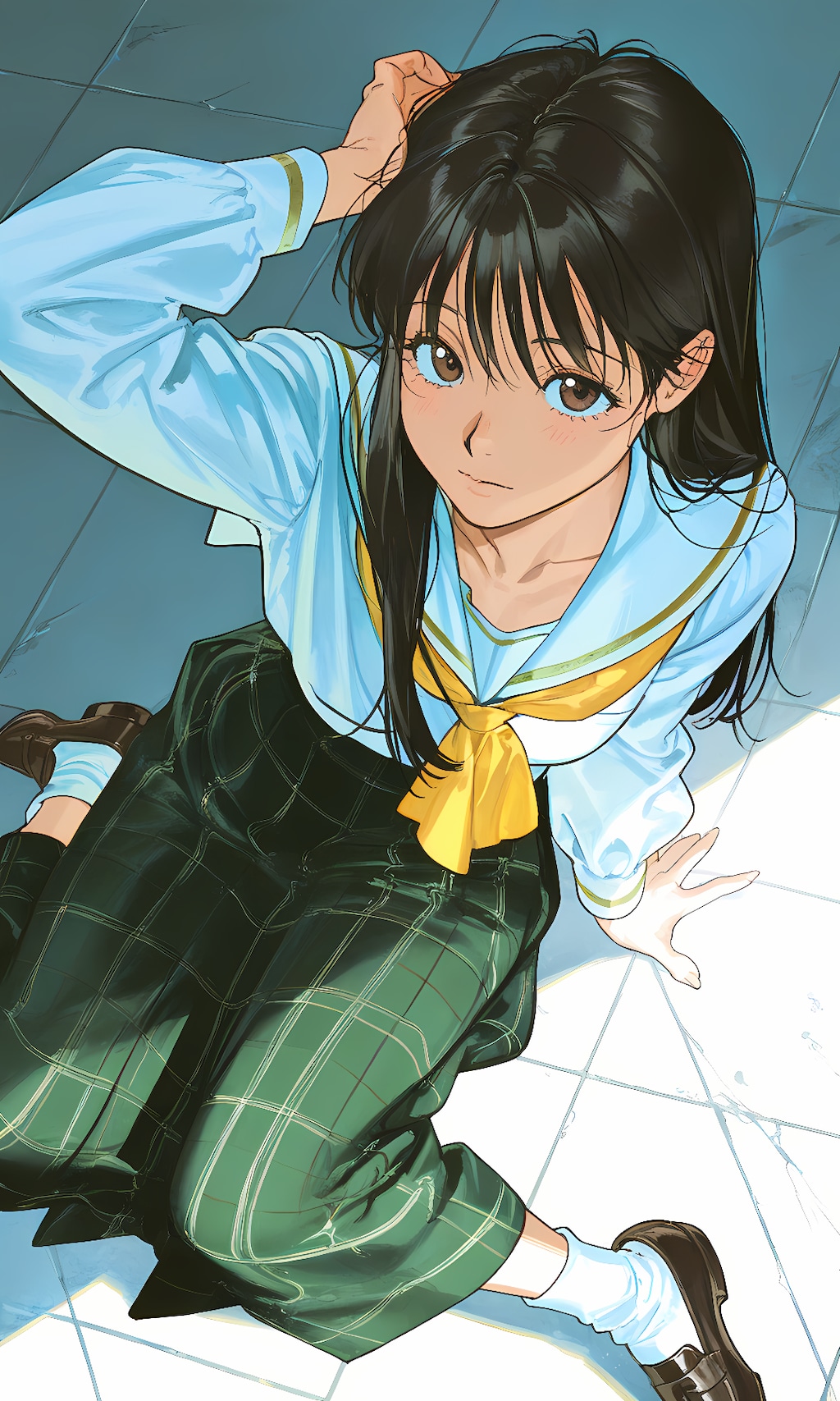 利奈さんに私立清華女子高校の制服を着せてみた