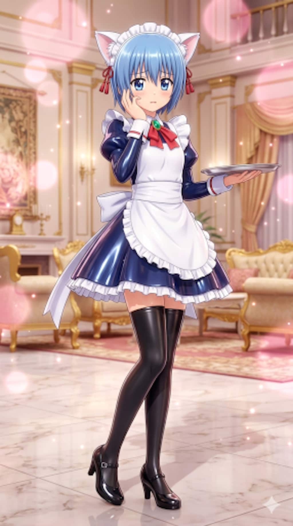 ハヤテのごとく　綾崎ハヤテ女装　猫耳メイド服