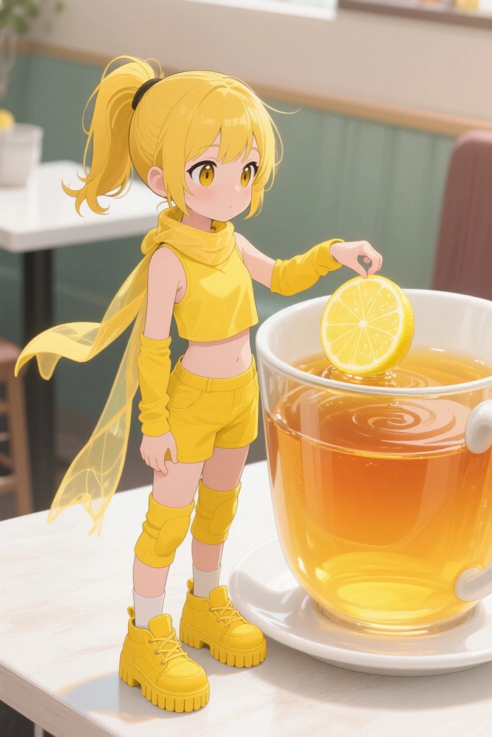 🌈PT-02　レモ　パレティア公式設定『身長１５ｃｍ』表現作品