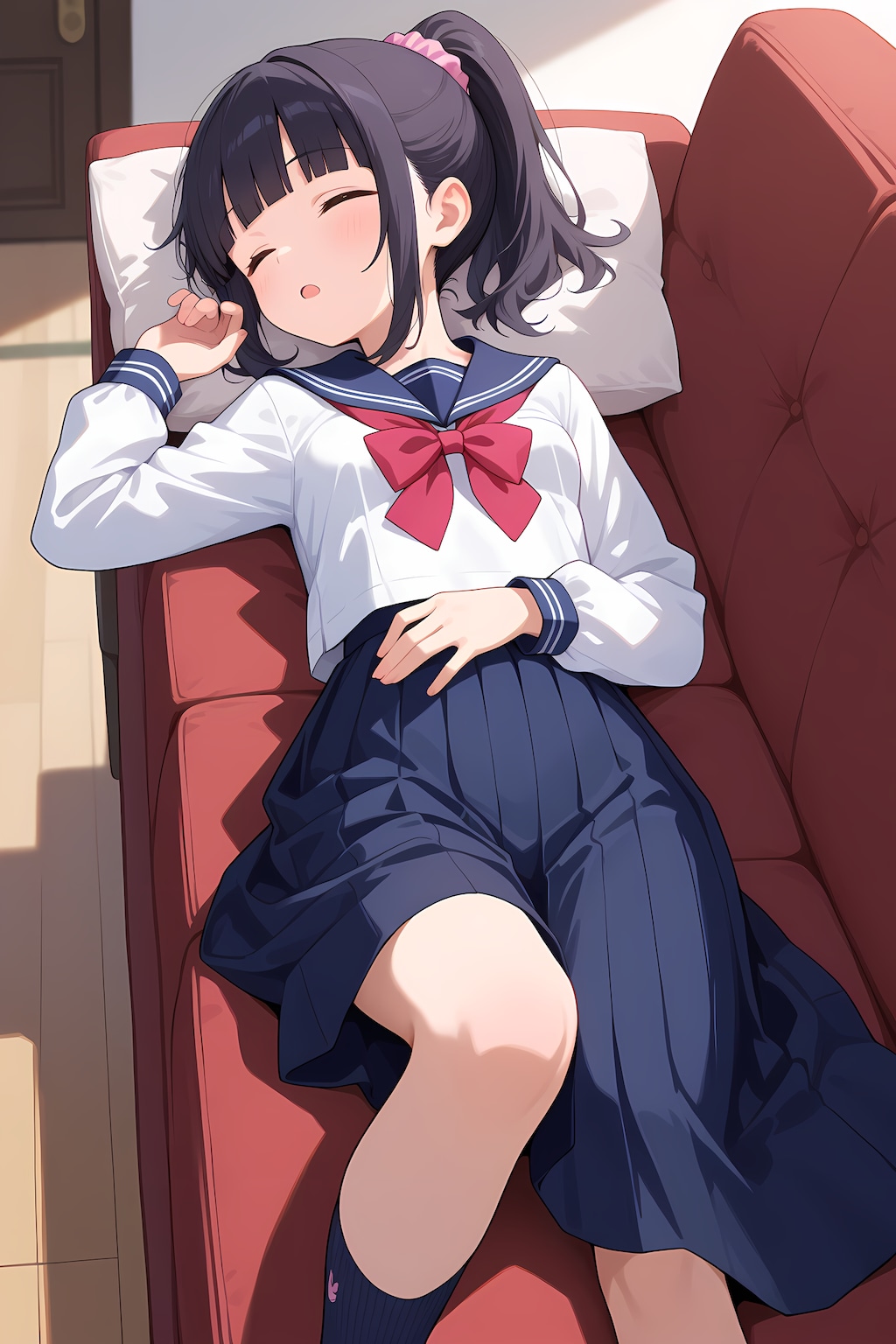 ソファで寝落ち