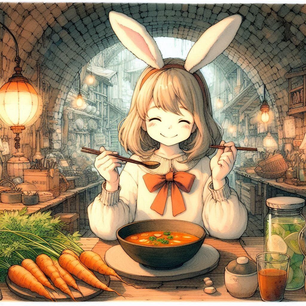 うさぎさんの、のんびりスローライフ