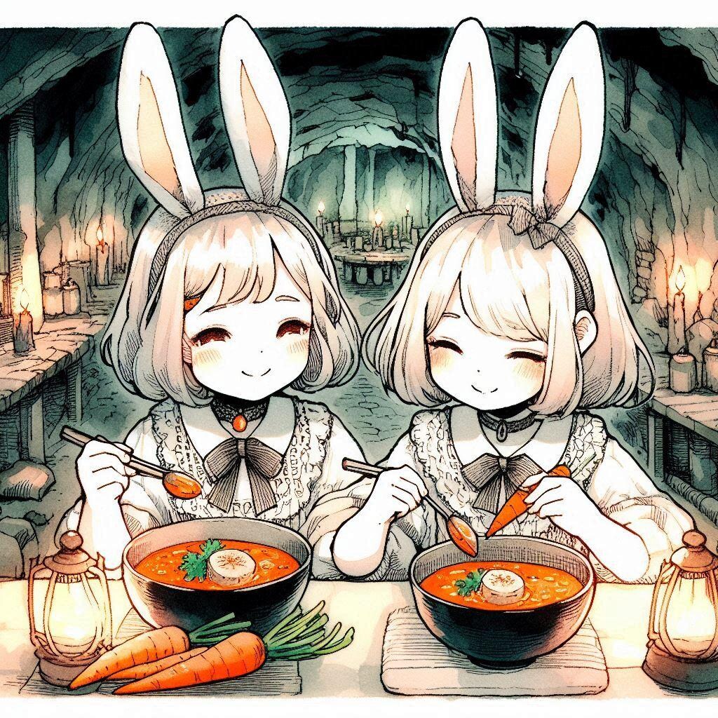 うさぎさんの、のんびりスローライフ