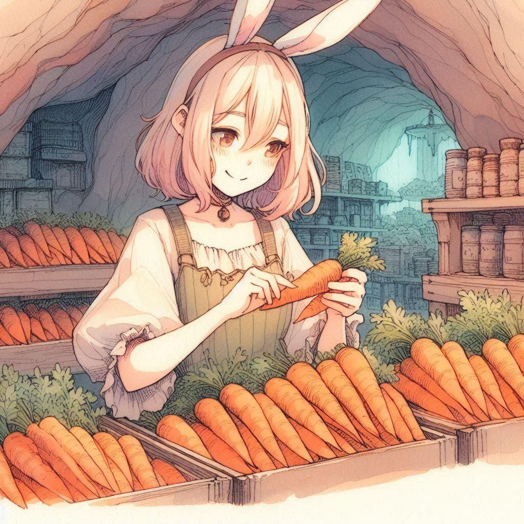 うさぎさんの、のんびりスローライフ