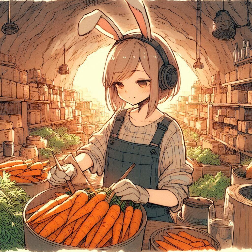 うさぎさんの、のんびりスローライフ