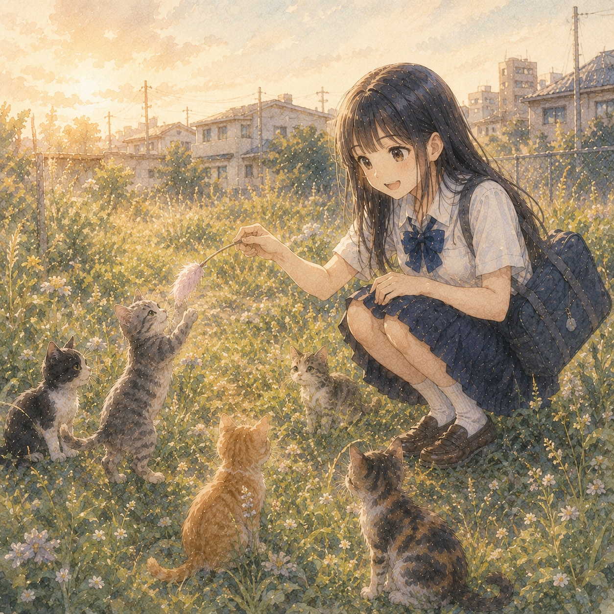 ねこと少女