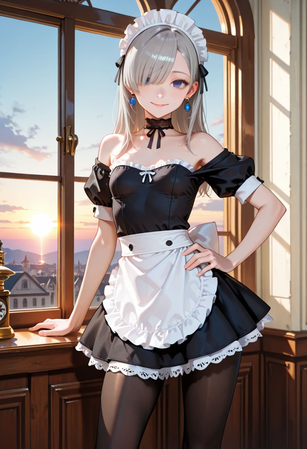 由璃亜 Maid Costume (1)