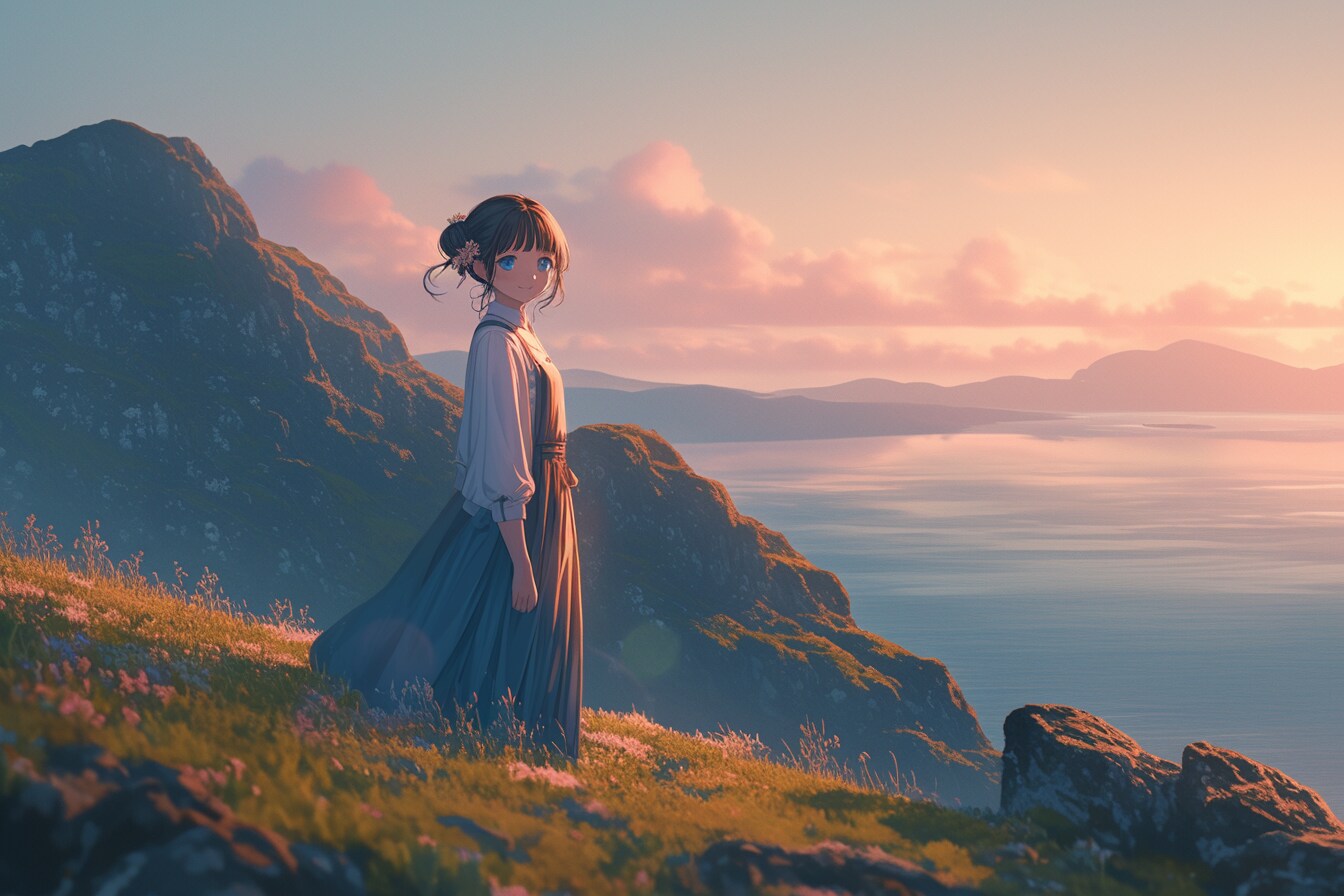 夕暮れのおだんごちゃん🍡✨30 | の人気AIイラスト・グラビア