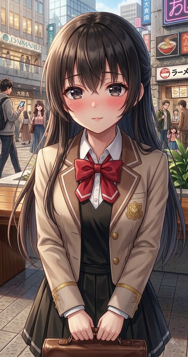 ねえ、次どこ行く？(周防有希) | の人気AIイラスト・グラビア