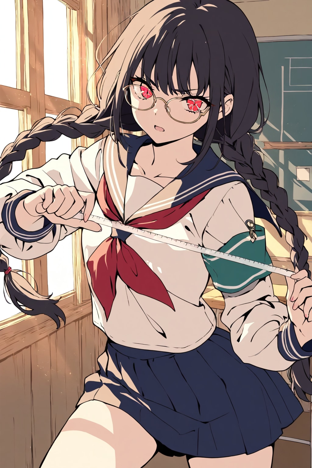スカートは膝上10cmよ！ | の人気AIイラスト・グラビア