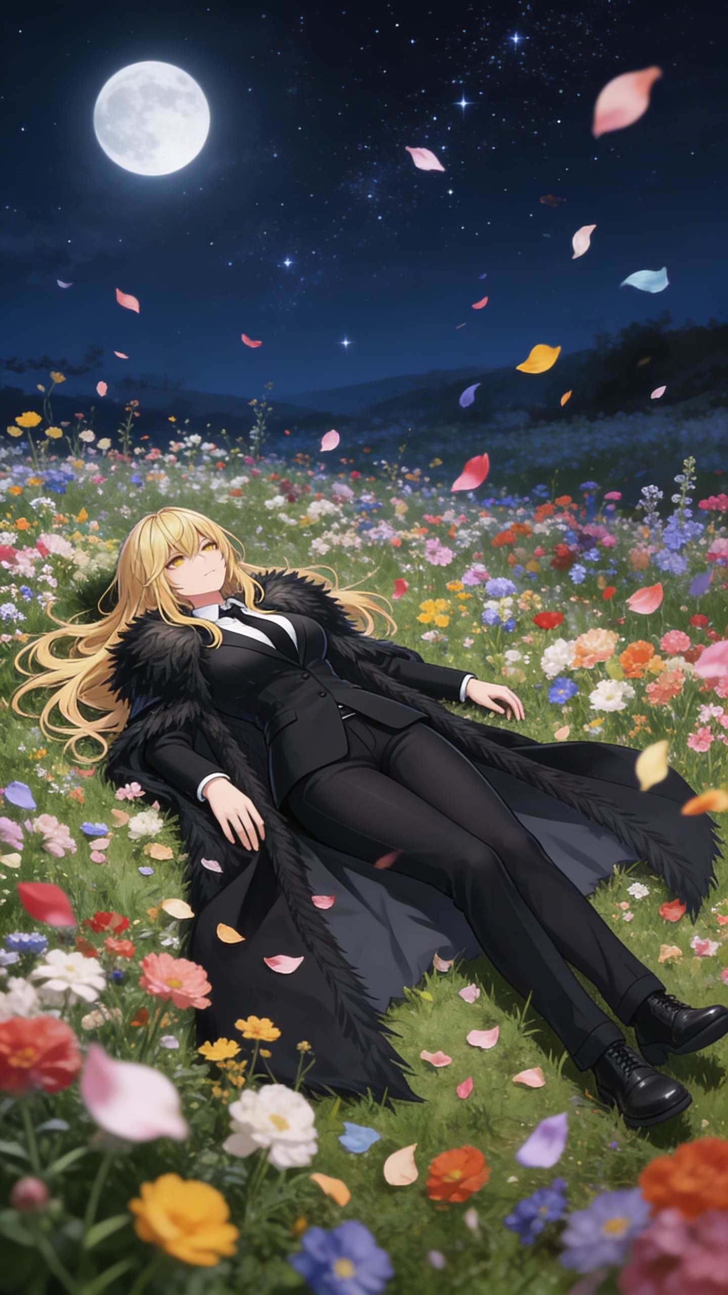 [曲付き]夢幻の夜 | の人気AIイラスト・グラビア