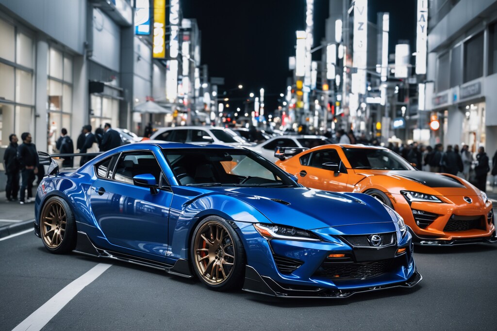 街に現れた日本車軍団