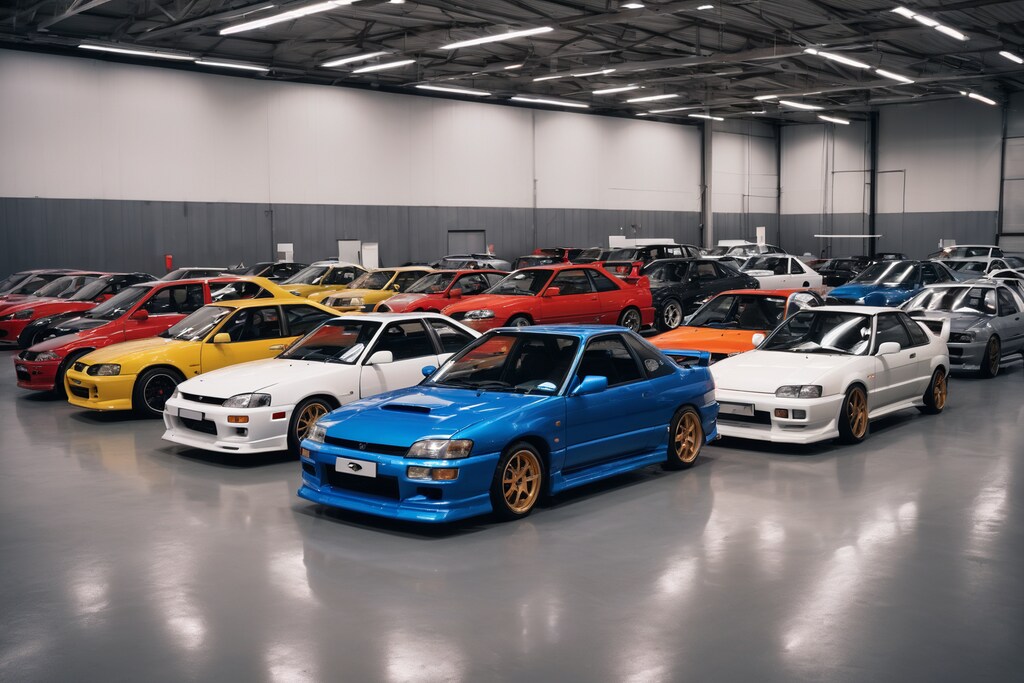 街に現れた日本車軍団